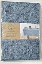 Bee &amp; Willow Etched Chambray Laminated Tablecloth 60x120in Material - $32.99