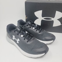 Under Armour Mens Sneakers Sz 8.5 M Charged Rogue 3 Running Shoes Black ... - £35.87 GBP