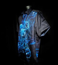 Robert Graham Deep Blue Jellyfish Short Sleeve Size 3XL image 5