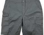 Iron Co. Flex Comfort Waistband Stretch Twill Multi Pocket Cargo Short 3... - $19.79