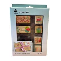 Firefly Stamp Kit 6 Stamps Ink Pad For Cardmaking Gift Tags Scrapbooking - $12.47