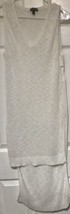 Express Sweater Sun Dress Bathing Suit Cover Lightweight Ivory White Sle... - $13.80