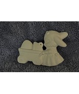 O2 - Bunny w/Cart w/Eggs Ornament Ceramic Bisque Ready-to-Paint, You Paint* - €2,16 EUR