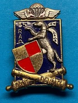 France, 35th Parachute Artillery Regiment, Badge, Hallmarked, Drago - £11.91 GBP