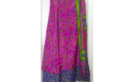 Indian Sari Wrap Skirt New Without Tags - £19.71 GBP