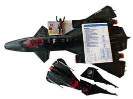 Raven Jet Strato Viper 1986 Gi Joe Cobra Hasbro ARAH Figure Vehicle COMP... - $643.50