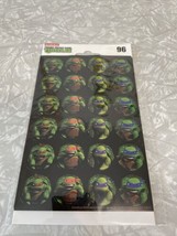 96 TMNT Stickers 4 Sheets Teenage Mutant Ninja Turtles Nickelodeon 2014 - £7.64 GBP