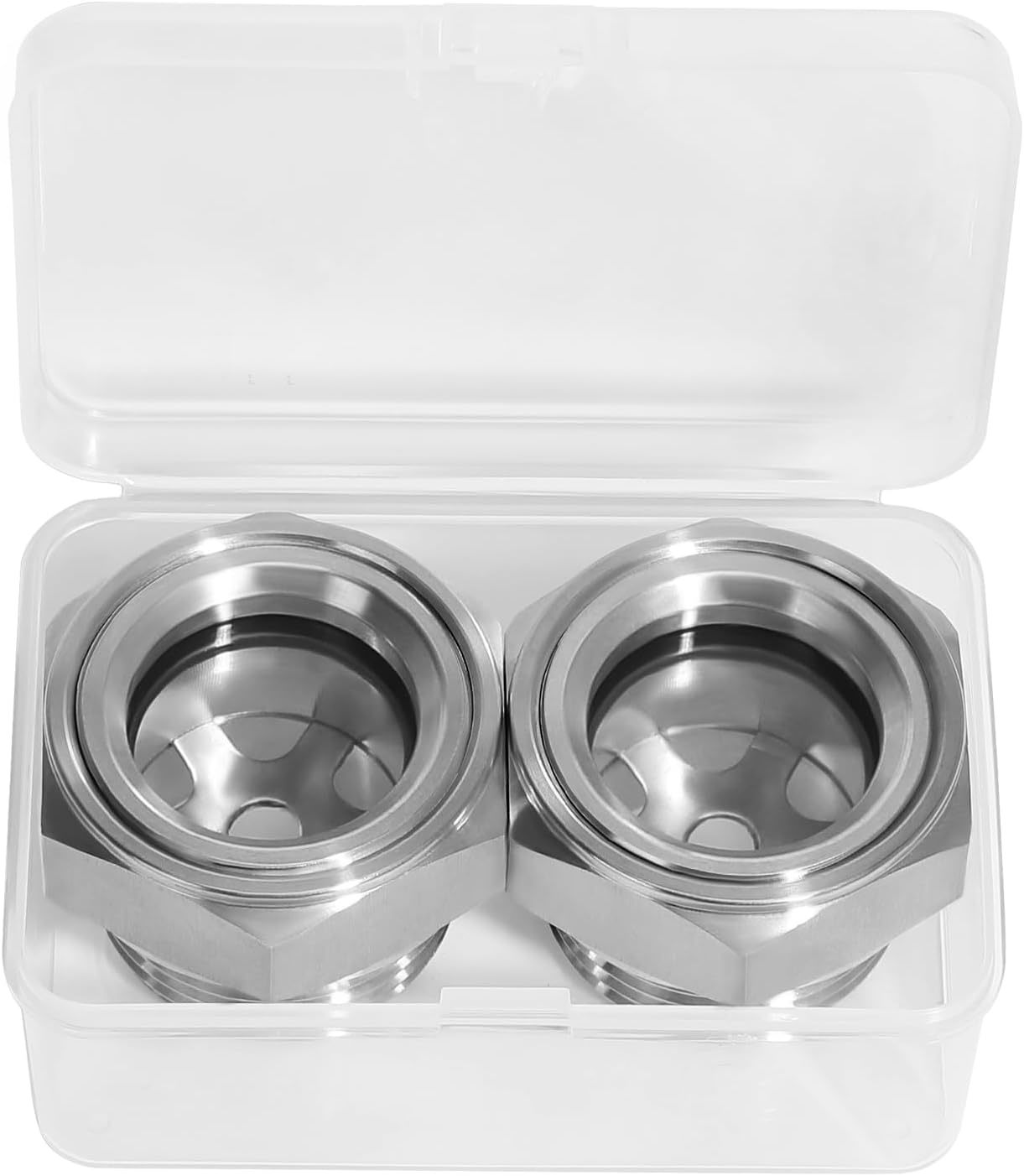 3/4&quot; Npt Male 304 Stainless Steel Oil Sight Glass, 2Pcs 3/4&quot; Npt Stainle... - $41.94