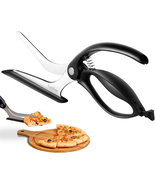 Stainless Steel Pizza Scissors and Slicer with Server - $424.48 MXN