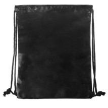 Waterproof Drawstring Backpack Bag PU Leather Women Sport Gym Sack Cinch Bags - £13.21 GBP