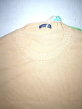 New Mens XL 42 NWT Designer Malo Sweater Beige 52 Italy Light Camel Jumper Knit - £443.01 GBP