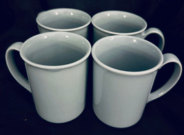 Corning Mugs Lt Blue (4) 3-3/4&quot; Tall USA - £22.30 GBP