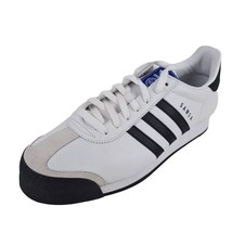  adidas Originals SAMOA Lea White Blk 675033 Mens Shoes Lthr Sneakers Size 12 - £59.75 GBP