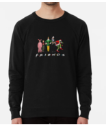 Friends - Christmas Movie Character Classic Lightweight Sweatshirt - £26.74 GBP