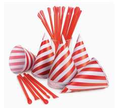 6 packs Nostalgia 120 Snow Cone Cups and 120 Spoon Straws - £27.39 GBP