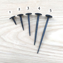 Thin Hand Forged Iron Nails Different Sizes,  black Iron - £2.77 GBP+