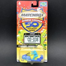 Matchbox Across America 50th Birthday Series Colorado Snowmobile Blue 1/64 #38 - £10.63 GBP
