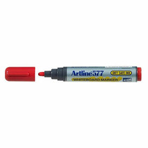 Artline Whiteboard 3mm Bullet Tip Marker (Box of 12) - Red - $48.22