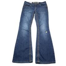 Seven7 Jeans Womens 6 Blue Mid Rise Bootcut Medium Wash Pocket Denim Pants - £23.44 GBP
