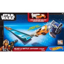 Star Wars -  Blast &amp; Battle  LUKE SKYWALKER Lightsaber Launcher Playset ... - £23.42 GBP