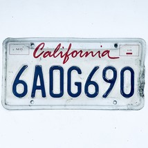  United States California Lipstick Passenger License Plate 6A0G690 - €7,06 EUR