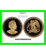 2017 Isle of Man ~ 0.5 Gram Gold Angel ~ Certified PCGS PR69 DCAM - RARE... - $222.74