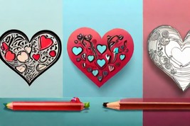 Coeur Bundel SVG, coeur Doodle Svg, coeur Svg couper des fichiers pour C... - $2.18