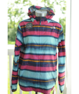 The North Face Youth Novelty Flurry Wind Hoodie Jacket Costal Stripe Tea... - £31.33 GBP