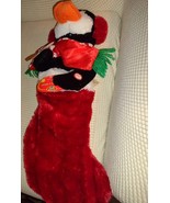 Adorable Plush Musical Animated 3D Penguin Plays White Christmas Stockin... - $336.49 MXN