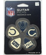 Indianapolis Colts Guitar Picks 10 Pack Woodrow Guitar by The Sports Vau... - $7.99