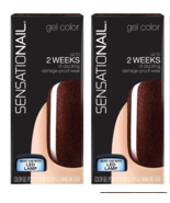 2 - Sensationail by Nailene Gel Polish Color 71595 Espresso Bean 2 Pack ... - $6.88