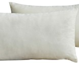 Set of 2 Cozy Velvet Rectangle Decorative Throw Pillow Covers - 12&quot;x20&quot; ... - £12.44 GBP