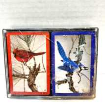 Vintage Hoyle Double Deck Playing Cards Blue Bird and Sealed Red Bird Co... - $16.56