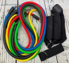Resistance Band 11PC Fitness Exercise Workout from Home Set - $24.22