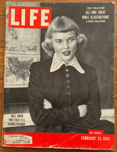 LIFE Magazine Feb 23 1953 Eisenhower China Jean Beliveau Communism Nell Owen - £7.99 GBP