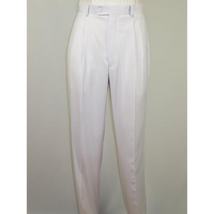 Men Apollo King Band Collarless Church Suit Mandarin 5 Hidden Buttons AG58 White image 12