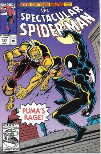 Primary image for The Spectacular Spider-Man Comic Book #191 Marvel Comics 1992 NEAR MINT UNREAD