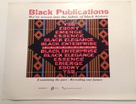 Black Publications Poster We&#39;re Woven into the Fabric of Black History  - £58.49 GBP