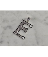 Womens Sterling Silver Initial Letter &quot; E &quot; Pendant 1.6g E4322 - €30,18 EUR