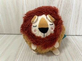 Manhattan Toy Co SqueezeMeez small mini round plush lion ball stuffed squishy - £8.03 GBP