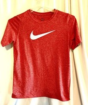 Nike XL Unisex Red Dri-Fit With White Swoosh by The Nike Tee - $15.00