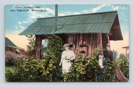 Cedar Stump House Everett WA Washington UNP DB Postcard Q7 - £7.36 GBP