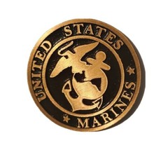 United States Marine Corps Metal Medallion Military Urn Marker - £19.56 GBP