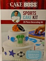 Cake Boss 28 Piece Sport Cake Decorating Kit - New In Box - £4.94 GBP