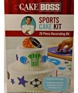 CAKE BOSS 28 PIECE SPORT CAKE DECORATING KIT - NEW IN BOX - £4.81 GBP