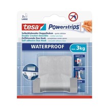 tesa 59710 Waterproof Powerstrip, Stainless Steel, Self-Adhesive and Rem... - $447.53 MXN