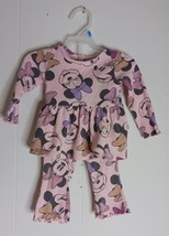 Disney Baby Minnie Mouse Ribbed Set Infant Girls Size 6/9M - $183.65 MXN