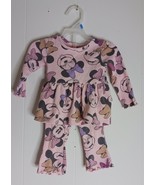Disney Baby Minnie Mouse Ribbed Set Infant Girls Size 6/9M - $183.65 MXN