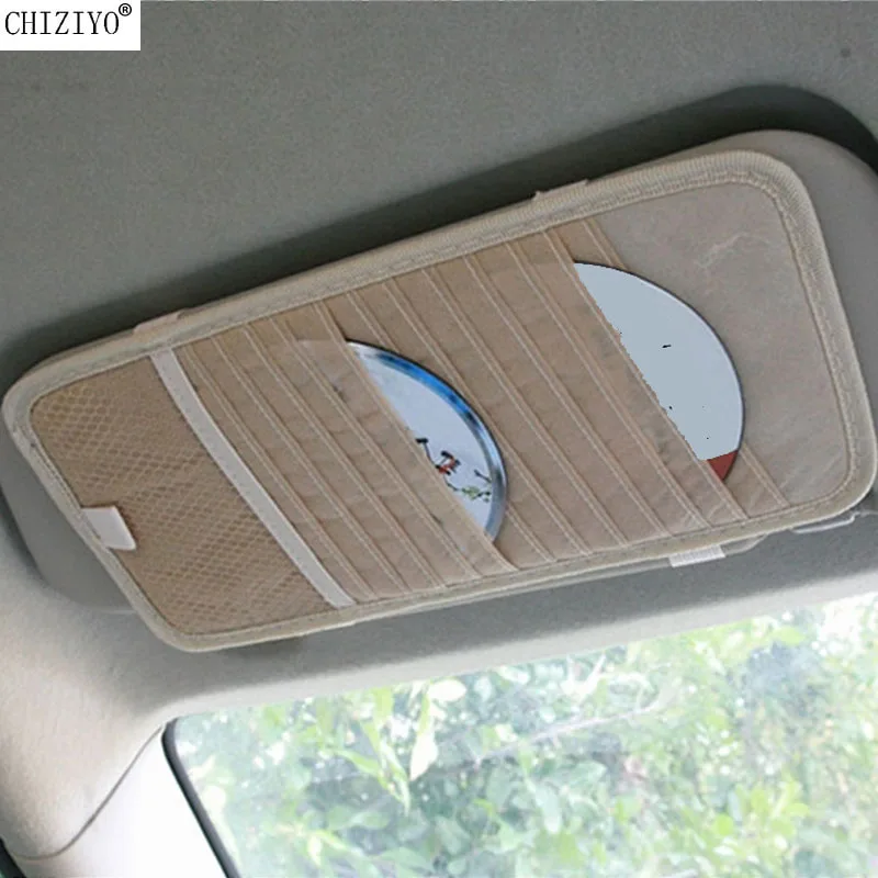 Auto Car Sun Visor Non-woven Organizer Storage Bag Card Clip Holder - $13.92