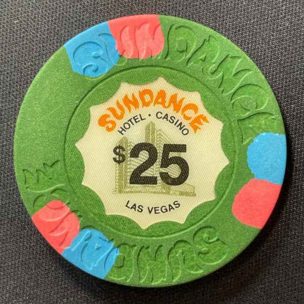 (1) $25. Sundance CASINO CHIP - Las Vegas, Nevada - 1980 - $25